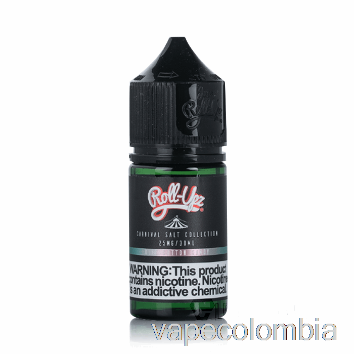 Vape Recargable Algodón Azul - Sal De Carnaval - Jugo Roll-upz - 30ml 25mg